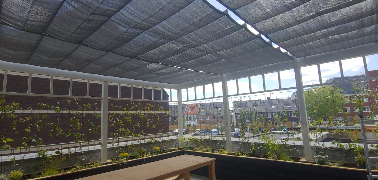 Pergola op maat dakterras