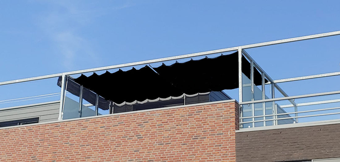 Harmonicadoek maatwerk dakterras