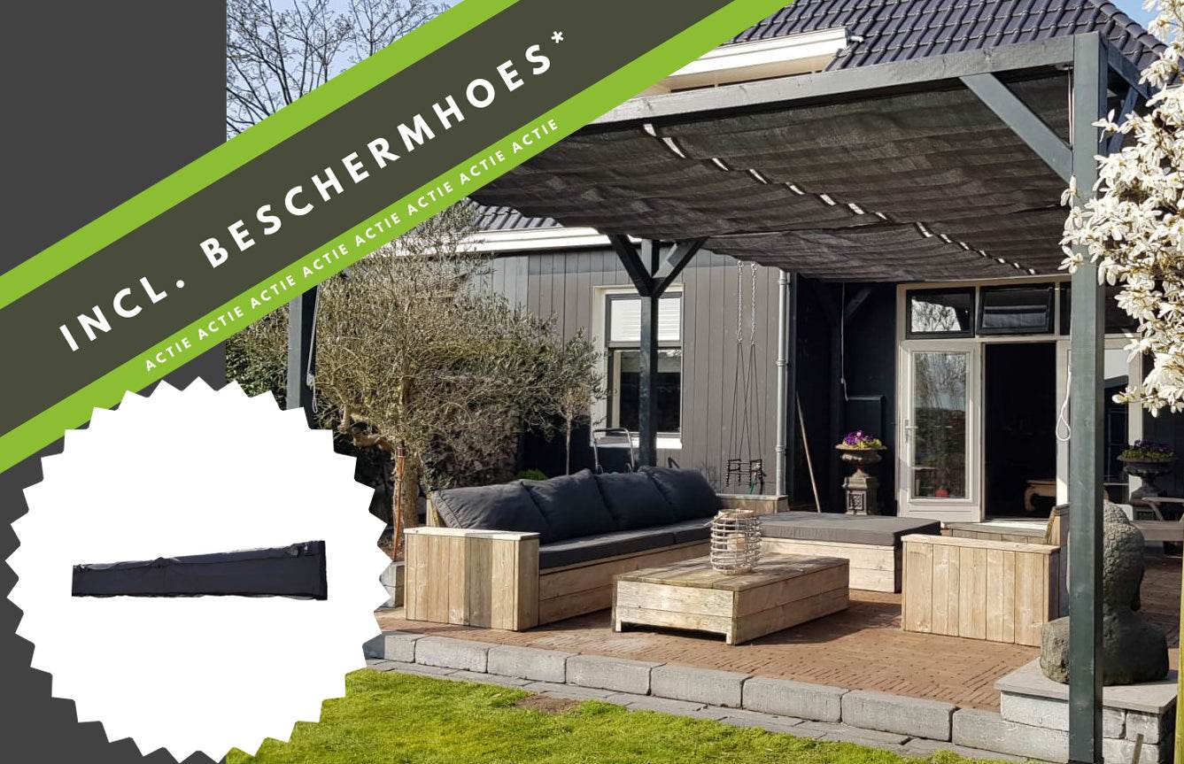 Harmonicadoek Antraciet + materialen en beschermhoes