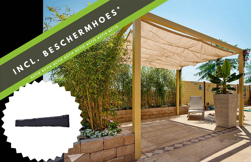 Harmonicadoek zand + materialen en beschermhoes