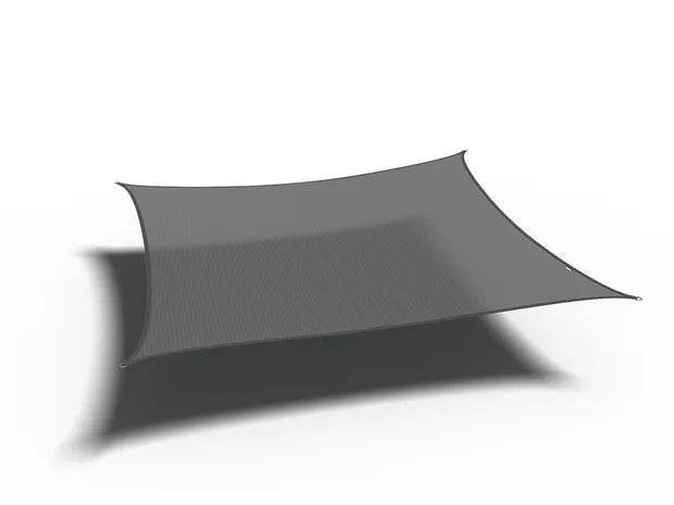 Coolfit schaduwdoek vierkant antraciet