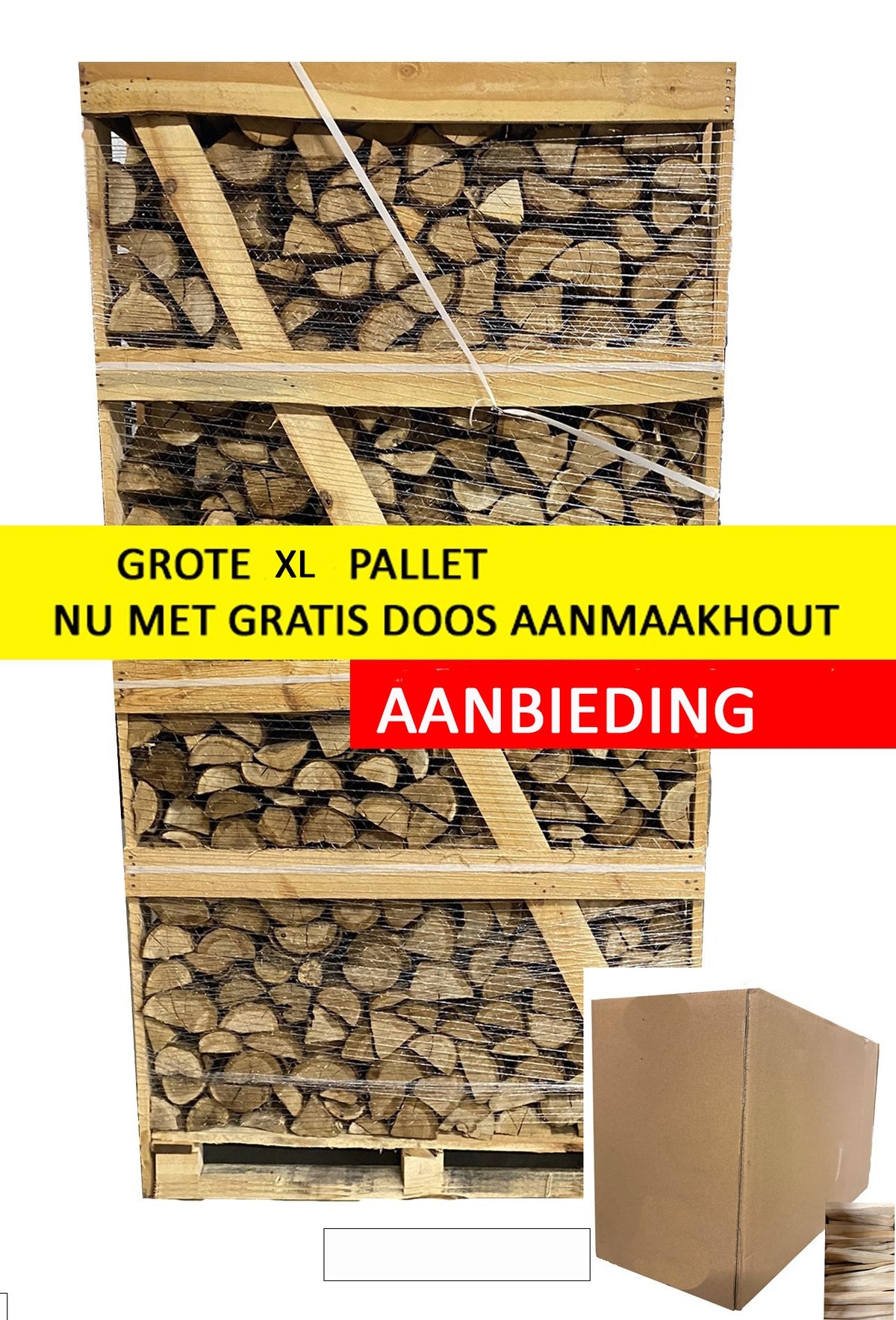 Haardhout Eiken FSC gedroogd - XL