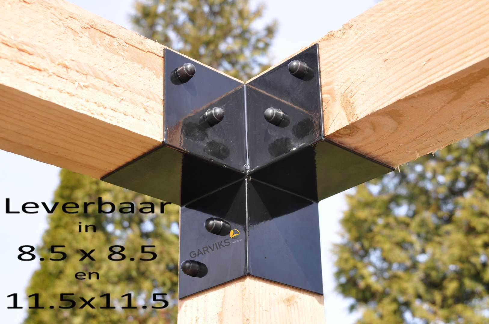 Pergola Stand Alone B met pergolakit en Harmonicadoek