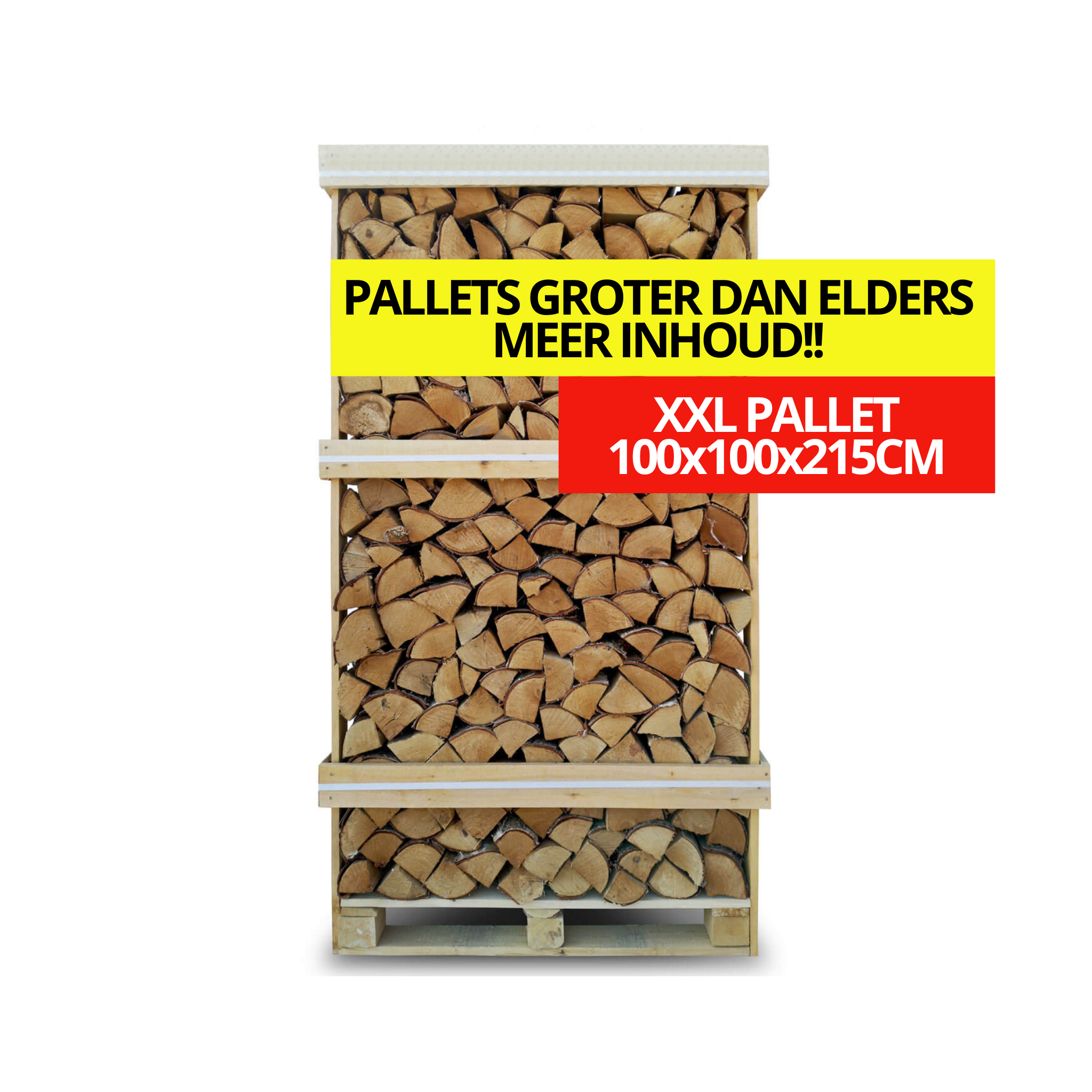 Haardhout Beuken FSC ovengedroogd - XXL - 2,15 m2