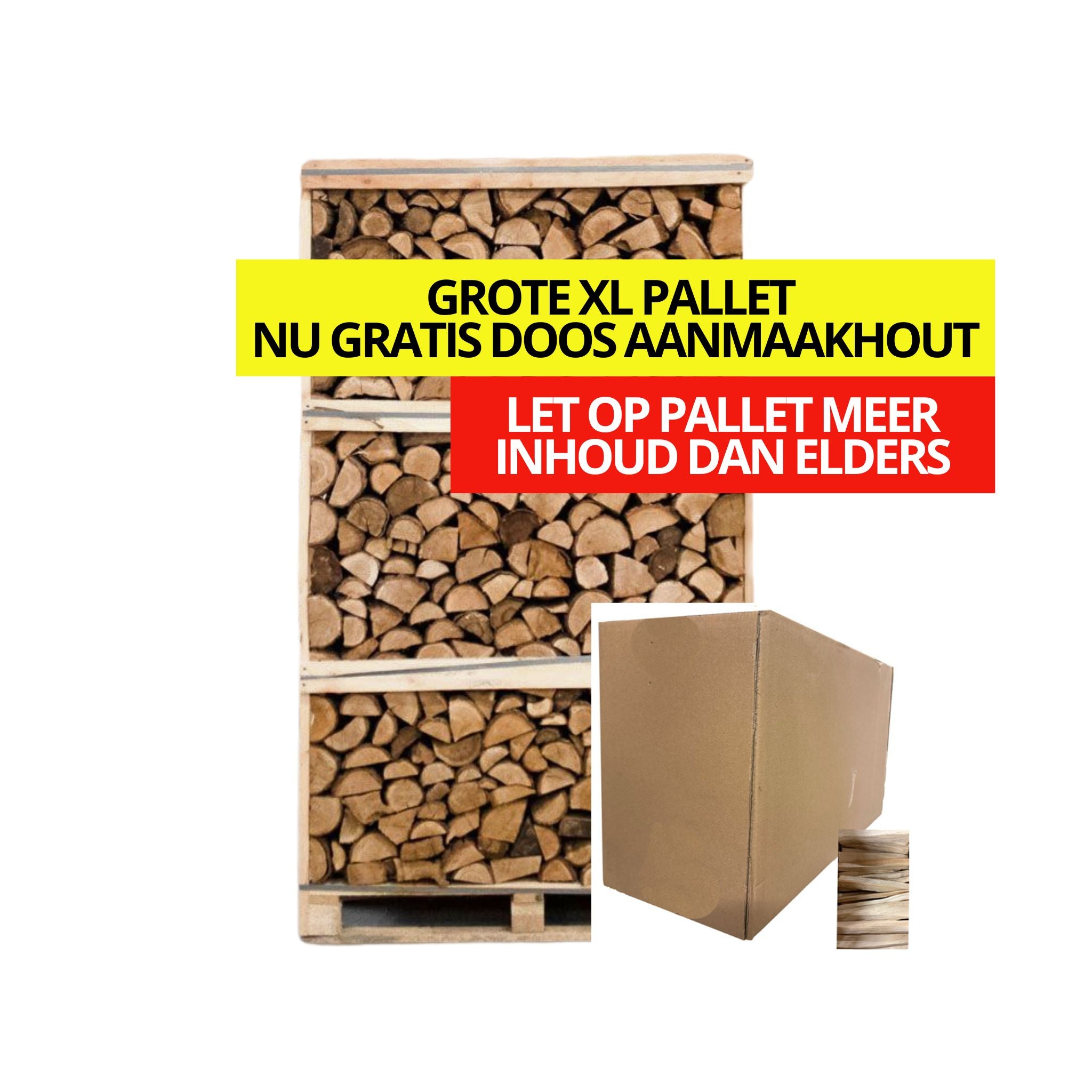 Haardhout Eiken FSC gedroogd - XL