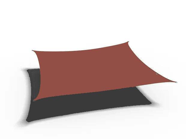 Coolfit schaduwdoek vierkant terra